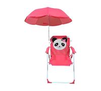 Chaise pour avec parapluie, siège de pique-nique pliable | Traite extérieure à sable portable à sable pour parc de pique-nique de voyage arrière de la piscine de camping