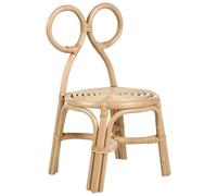 Chaise pour Enfant Boho en Rotin Intérieur Chambre Salle de Jeux Naturel Mirtia