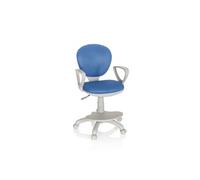 HJH Office Chaise de bureau enfant 671010 Kid Colour G1 – Ergonomique, réglable, tissu bleu/gris