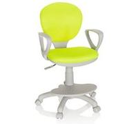 Chaise pour enfant / Chaise de bureau pour enfant KID COLOUR G1 Tissu Vert hjh OFFICE Vert/Gris G