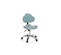 hjh OFFICE Chaise de Bureau Enfant KIDDY GTI-3 Tissu Menthe-Vert Chaise de Bureau Enfant Ergonomique, évolutive, 634133