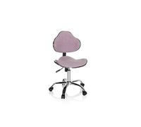 hjh OFFICE Chaise de Bureau Enfant KIDDY GTI-3 Tissu Rose Chaise de Bureau pour Enfants Ergonomique, évolutive, 634131
