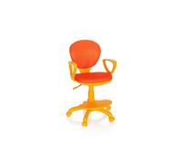 Chaise pour enfant / Siège de bureau pour enfant KID COLOUR Tissu Rose hjh OFFICE Orange G