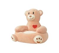 vidaXL Chaise pour enfants en peluche ours Marron
