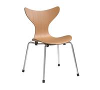 Fritz Hansen Lilje Chaise Enfant Chrome/890 Bleu Nuit