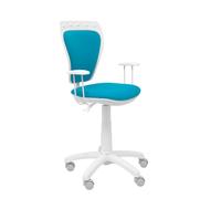 Chaise Pour Jeunes Salinas Blanc Micro Bleu Blanc