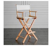 Chaise professionnelle de 76,2 cm de haut avec cadre en bois, chaise portable à haut dossier pour clients