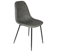 Chaise PU Amber Gris Home Deco Factory