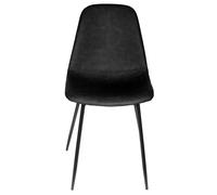 Chaise PU Amber Noir Home Deco Factory