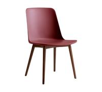Chaise Rely HW71 piètement noyer WxHxD 48.5x81x53,5cm/with plastic glides