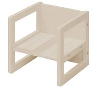 Tabouret Évolutif Enfant - Roba - 3 Hauteurs - Style Campagne - Beige / Cachemire Beige