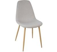 Chaise Roka coloris gris clair et hêtre Atmosphera