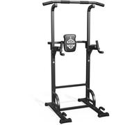 Chaise Romaine 5-en-1 FED FITNESS - Barre de Traction & Dips - Station Musculation - Base en H Stable - Max 204 kg