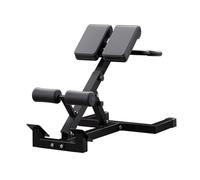 Chaise romaine Hyperextension - Exerciseur de dos et d'abdos réglable pour la force des jambes, 5 options de hauteur, capacité de 150 kg, idéale pour les entraînements de gym à domicile