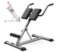 Chaise romaine pour entraînement complet du corps - Équipement de fitness polyvalent pour extension de taille, abdominaux réglables et banc d'extension du dos