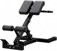 Chaise romaine réglable Hyperextension Banc pliable | Capacité de 150 kg Cinq angles d'inclinaison, huit réglages de hauteur, barres parallèles pour entraînement abdominal du dos
