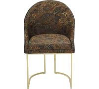Chaise ronde de salle à manger en acier inoxydable Chaises de salon Chaises de luxe Polster Sitzer