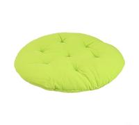 Chaise ronde suspendue avec coque en tissu polyester et couche de confort en coton PP pour soutien du mouvement à bascule et circulation de l'air (F)