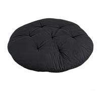 Chaise ronde suspendue avec matériau polyester respirant et rembourrage en coton PP, chaise à bascule pour la relaxation et le confort (G)