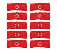Chaise Rouge Sash Elegant Elegant Slutdy Polyester Righestone Buckle Wide Applicabilité Chair Couvre Band Mouadding Party Party