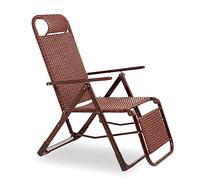 Chaise salon zéro gravité en plein air Patio en osier en roard fauteuil inclinable chaises de plage de plage pelouse camping chaise salon de pont de bureau intérieur pour chaise inclinable pliante