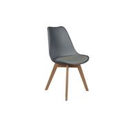 - Chaise scandinave avec cousin - H. 83 cm - Gris