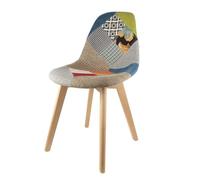 Chaise scandinave patchwork