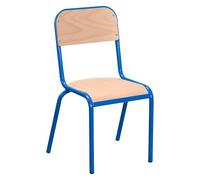 Chaise scolaire Ludo - Taille 3 - grande section maternelle - bleu