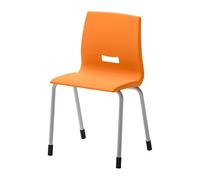 Chaise scolaire Octave Taille 4 - primaire CP / CE1 - Orange