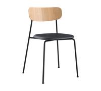 Chaise Scope cuir WxHxD 52.5x80x43cm