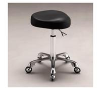 Chaise Selle Relevable, Tabouret Selle avec roulettes Universelles, Tabouret Roulant Ergonomique, Peut Supporter 74 Kg,Hauteur Réglable for Salon,Maison,Studio(Color 2)