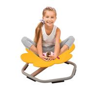 Chaise sensorielle pivotante pour enfants, assise pivotante à 360°, base en métal antidérapante, idéale pour le soutien de l'autisme, l'entraînement d'équilibre et le jeu sensoriel