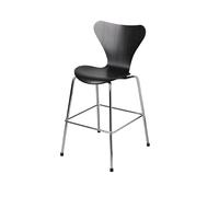Fritz Hansen Chaise 3177 Series 7 Junior chrome Black