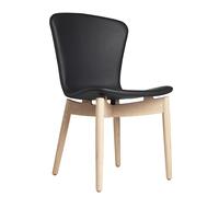 Chaise Shell chêne laqué mat legs oak matt lacquered