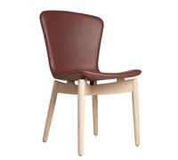 Chaise Shell chêne laqué mat legs oak matt lacquered