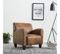 Chaise Similicuir Daim Fauteuil Siège de Salon Bureau Maison Chambre vidaXL