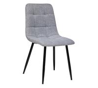 Chaise ""Sirac"" gris souris - Atmosphera createur d'interieur