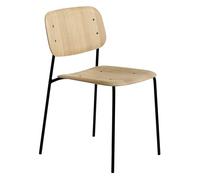 Chaise Soft Edge 40 black powder coated steel frame