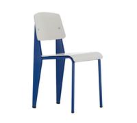 Vitra Chaise Standard SP gris chaud, bleu marcoule structure acier revêtu par poudre