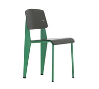 Vitra Chaise Standard SP basalte, blé vert structure acier revêtu par poudre