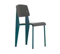 Vitra Chaise Standard SP basalte, bleu dynastie structure acier revêtu par poudre