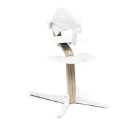 Chaise Stokke Nomi + Baby Set, Blanc - Encourage L’assise Active & Fournit un Maintien Pendant que Bébé Apprend à S'asseoir - Supporte jusqu’à 150 kg