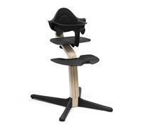 Chaise Stokke Nomi + Baby Set, Noir - Encourage L’assise Active & Fournit un Maintien Pendant que Bébé Apprend à S'asseoir - Supporte jusqu’à 150 kg