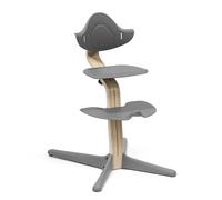Chaise Stokke Nomi, Gris - Le siège qui encourage l’assise active - Réglage facile sans outils - Comprend un repose-pieds stable et des roues anti-basculement - Supporte jusqu’à 150 kg