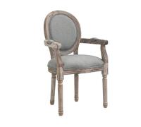 Chaise style Louis XVI Lys Grise