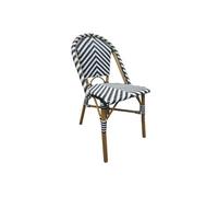Chaise Style Parisien en Rotin Noire x 2 Bolero