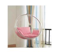 Chaise suspendue à bulles en rotin - Décoration moderne pour salon et balcon - Design boule de verre transparent