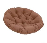 Chaise suspendue chic pour intérieur et extérieur en tissu avec rembourrage doux (E)