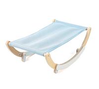 Chaise Swing de Chat en Bois, 59 × 36 × 20 cm Mode à Double Mode lit à Bascule avec contrôle Climatique pour Balcon intérieur Bathing