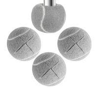 Chaise Tennis Balls Socks - Felt Pad Floor Protection Covers 6,5 x 6,5 cm | Silent Glide Furniture Leg Covers | Anti--Slip Desk Foot Socks For Bedroom Workplace Home Living Room